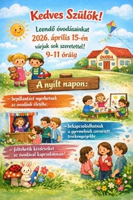 Nyílt nap az óvodában