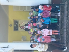 Könyvtárlátogatáson a Süni csoport